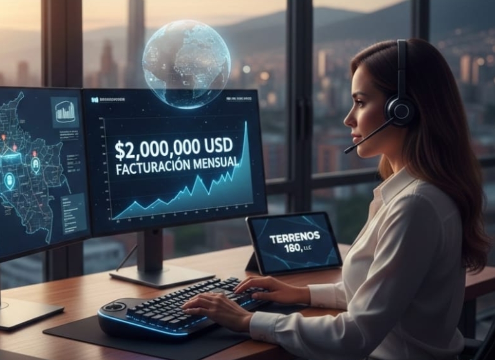 Ejecutivo de Ventas de Alto Impacto para Bienes Raíces. Home Oficce ​Medellín, Colombia